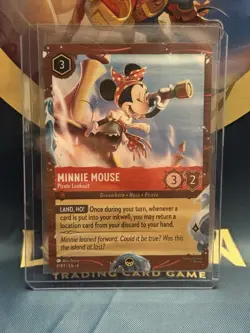 Disney Lorcana Cruise Full Set Of 5 Rare Promo Cards DCL Treasure w/bag - Image 5