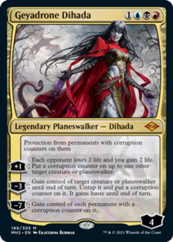1x Geyadrone Dihada MTG - Modern Horizons 2 - Light Play - Image 1