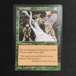 Magic the Gathering MTG Earthcraft (222) Tempest LP - Image 1