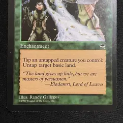 Magic the Gathering MTG Earthcraft (222) Tempest LP - Image 4