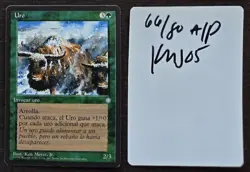 SIGNED MTG Magic Ken Meyer Jr Artist Proof _ Spanish Ice Age _ AUROCHS _ 1/80! - Image 1