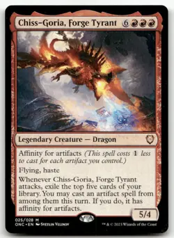 Chiss-Goria, Forge Tyrant #25 (NM) Phyrexia All Will Be One ONC Magic MTG - Image 1