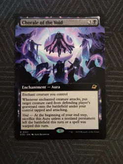 mtg chorale of the void extended art edge of eternities - Image 1