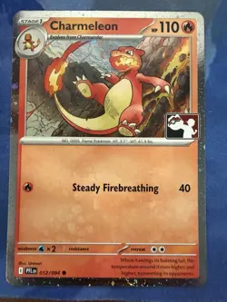 Charmeleon 012/094 NM Cosmos Holo Play Stamp Prize Pack Series 9 Pokemon TCG - Image 1