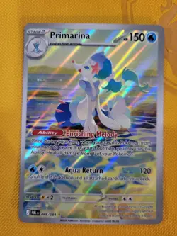 Pokemon TCG Primarina 088/084 Illustration Rare IR ME05 Pitch Black English NM - Image 1