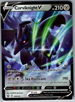 Corviknight V 109/163 SWSH05: Battle Styles - Pokemon Card - NM - Image 1