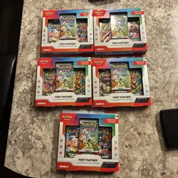 Pokemon TCG First Partner Illustration Collection Series 2 Lot Of 5 - Image 1
