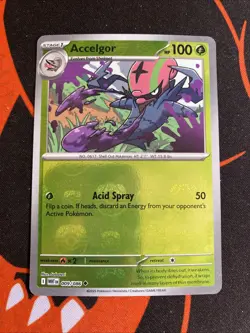 Accelgor (Master Ball Pattern) 009/086 Uncommon White Flare Pokemon Holo NM - Image 1