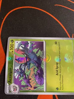 Accelgor (Master Ball Pattern) 009/086 Uncommon White Flare Pokemon Holo NM - Image 3
