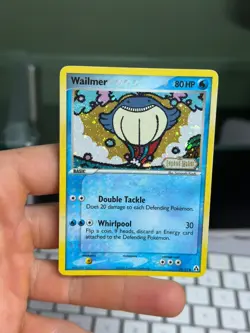 #3 Wailmer 69/92 EX Legend Maker 2006 Reverse Holo SWIRL Pokemon Card - Image 3