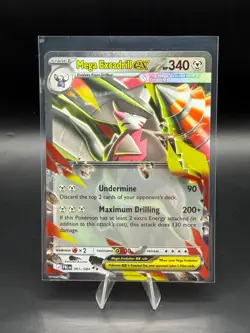 Pokemon TCG | Mega Excadrill ex 065/084 Me05: Pitch Black Holo Pack Fresh NM+ - Image 1