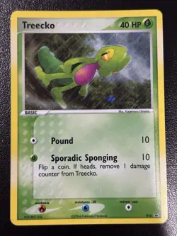 Pokemon TCG Treecko 016 Nintendo Promo Holo English 2004 Kagemaru Himeno HP - Image 1