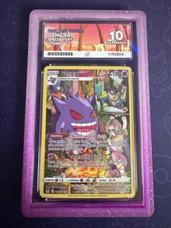 Pokemon TCG Gengar TG06/TG30 Lost Origin Trainer Gallery Special Art - ACE 10 - Image 1