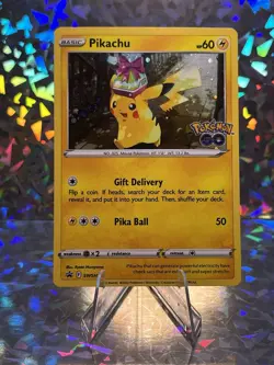 #SWSH234 Pikachu SWSH: Sword & Shield Promo Cards Pokemon GO Cosmos Holo - Image 1
