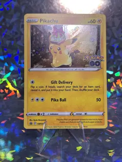 #SWSH234 Pikachu SWSH: Sword & Shield Promo Cards Pokemon GO Cosmos Holo - Image 2