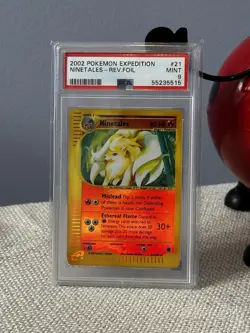 Ninetales 57/165 Reverse Foil 2002 Pokemon Expedition - PSA 9 - Image 2
