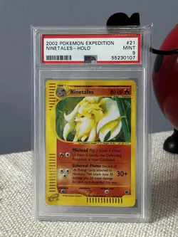Ninetales 57/165 Holo 2002 Pokemon Expedition - PSA 9 - Image 1