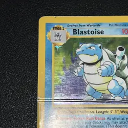 Base Set Blastoise 2/102 Red Dot Error Misprint Ink Holo Rare Pokemon - Image 3