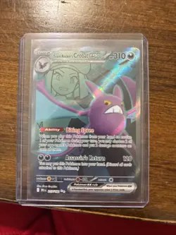 Team Rocket's Crobat ex 217/182 Pokemon Destined Rivals Ultra Rare Holo - Image 1