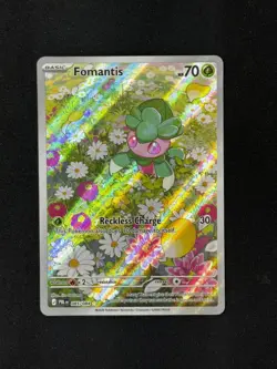 Pokemon TCG Fomantis ME05: Pitch Black 085/084 NM - Image 1