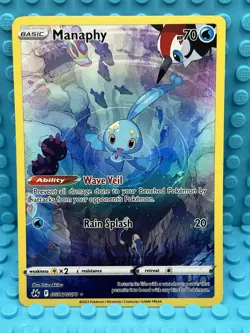 Pokemon TCG Manaphy Crown Zenith GG06/GG70 Galarian Gallery - Image 1