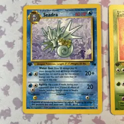 Pokemon Fossil 1st Edition Lot | Zubat | Seadra 1999 WOTC NM/LP - Image 2