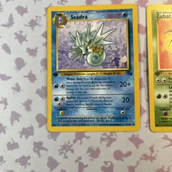 Pokemon Fossil 1st Edition Lot | Zubat | Seadra 1999 WOTC NM/LP - Image 3