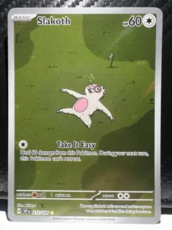 Pokemon TCG Slakoth 212/191SV08: Surging Sparks Holo Illustration Rare - Image 1