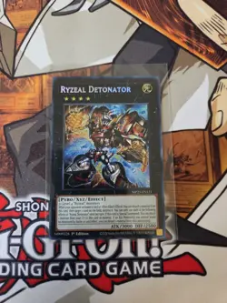 YUGIOH RYZEAL DETONATOR MP25-EN121 PRISMATIC SECRET 1ST ED NM - Image 1
