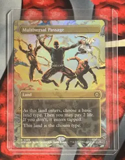 Multiversal Passage (Borderless FOIL) Marvel's Spider-Man MTG - NM/M - Image 1