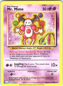 Mr. Mime Holo Classic Collection Trading Card Game Classic 013/034 NM - Image 1