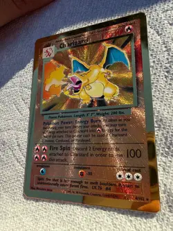 Pokemon Gold Metal Charizard Trading Card Celebrations Promo UPC 4/102 - Image 4