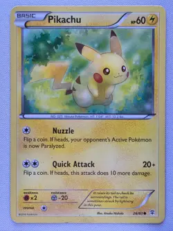 Pikachu 26/83 Generations Regular Pokemon Card - Image 1