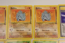 Vintage Pokemon 1999 Wizards of the Coast Base Set Card Lot (15 Cards) - Image 3