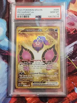 Pecharunt EX 095/064 SV Shrouded Fable Hyper Rare Card PSA 10 - Image 1
