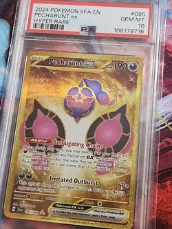Pecharunt EX 095/064 SV Shrouded Fable Hyper Rare Card PSA 10 - Image 2