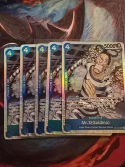One Piece OP16-056 Mr. 3 Galdino SR Super Rare English OP-16 Card - Image 2
