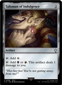 Talisman of Indulgence U Commander: FINAL FANTASY 366 NM - Image 1