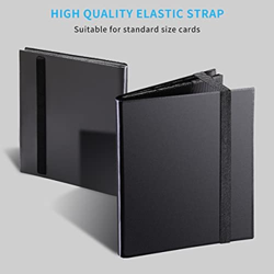360 Card Pocket Binder with Elastic 9 Pocket Trading Cards Album Folder, Black - Image 2