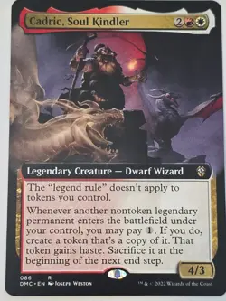 Cadric, Soul Kindler (Extended Art) Commander: Dominaria United Regular - Image 1