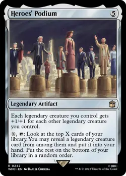 NM - Heroes' Podium [WHO - 242] Universes Beyond: Doctor Who - Image 1