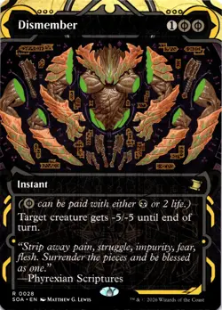 MTG Dismember NM R 28 Secrets of Strixhaven: Mystical Archive - Image 1