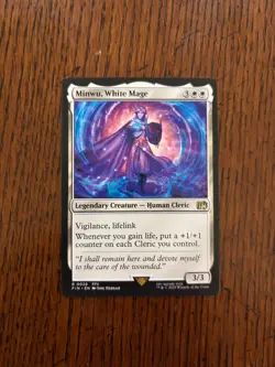 Custom Commander EDH Deck -Minwu, White Mage. Clerics lifegain and counters! MTG - Image 1