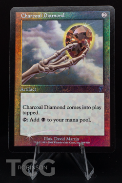 Charcoal Diamond - 7th Edition Foil - Magic the Gathering - Image 1