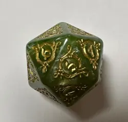 Life Counter LORD OF THE RINGS Oversized D20 Spindown Dice Die LOTR MTG Bundle - Image 1
