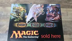 Vintage Magic The Gathering 2000 Magic Sold Here Display Store Sign 12" x 9" - Image 1
