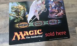 Vintage Magic The Gathering 2000 Magic Sold Here Display Store Sign 12" x 9" - Image 5