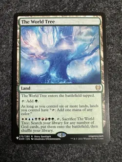 The World Tree - MTG The List / Kaldheim Rare 275/285 Regular NM - Image 1
