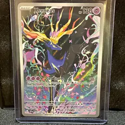 Pokemon TCG Crown Zenith Xerneas 091/086 Holo Rare chaos rising 130 - Image 1