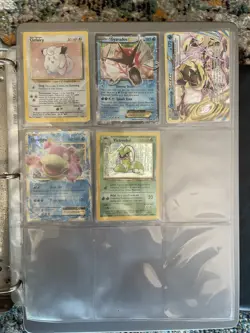 Vintage Pokemon Card Binder Base Set Shadowless 1st Edition Jungle 415 Cards - Image 1